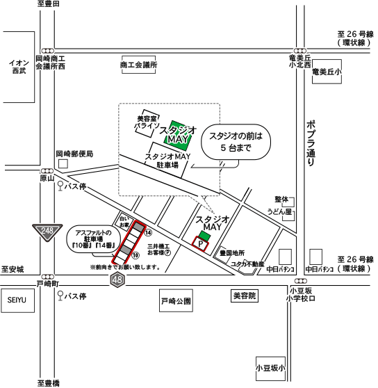 スタジオMAY地図
